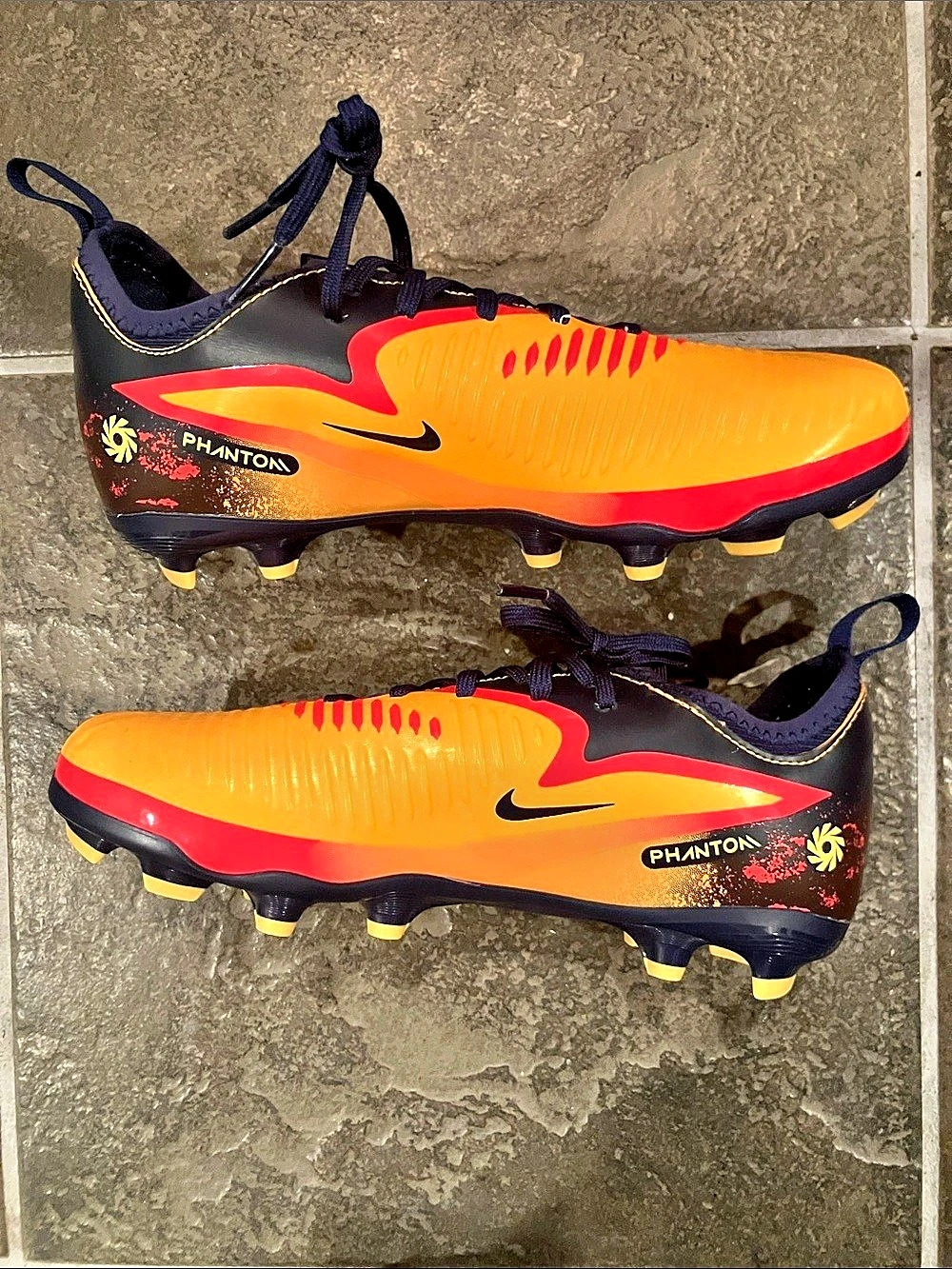 Nike Phantom Soccer Cleats Orange & Black